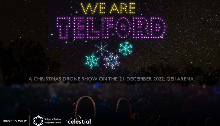 ‘We Are Telford’ Festive Drone Show
