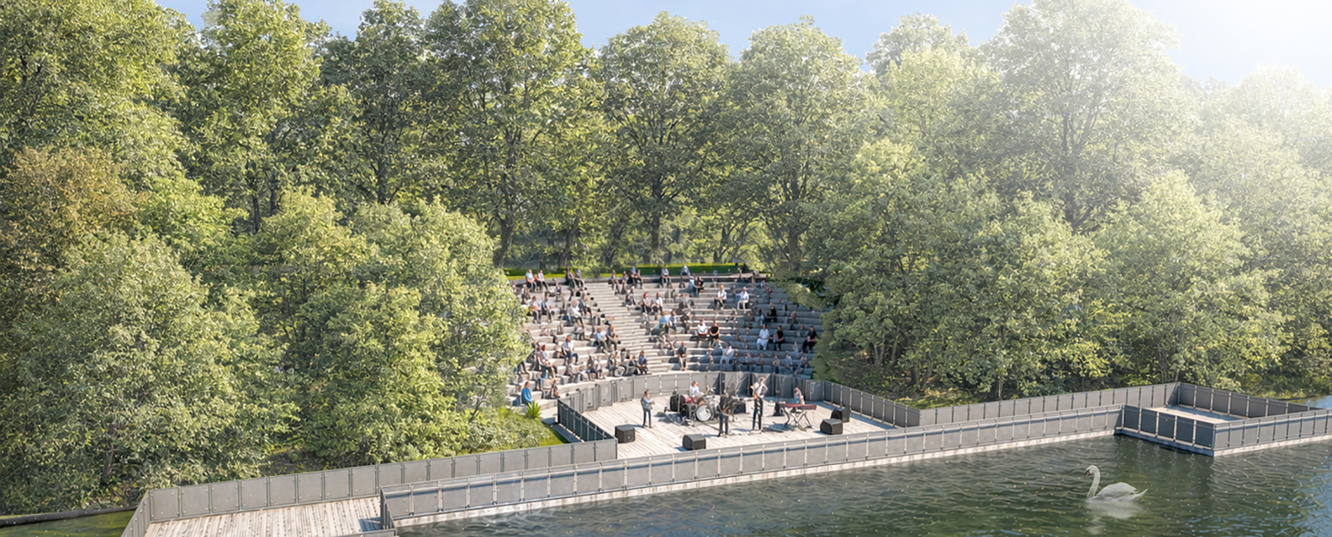 Telford Town Park Amphitheatre